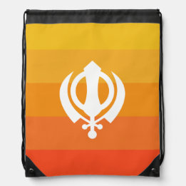 Sikh Khanda Symbol Backpack