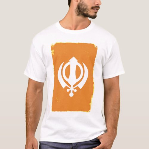 Sikh Khanda Symbol T_Shirt