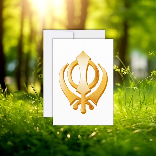 Sikh Thank You Card