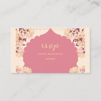 Sikh Wedding RSVP | Anand Karaj Reply post Card