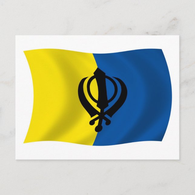 Sikhism Flag Postcard (Front)