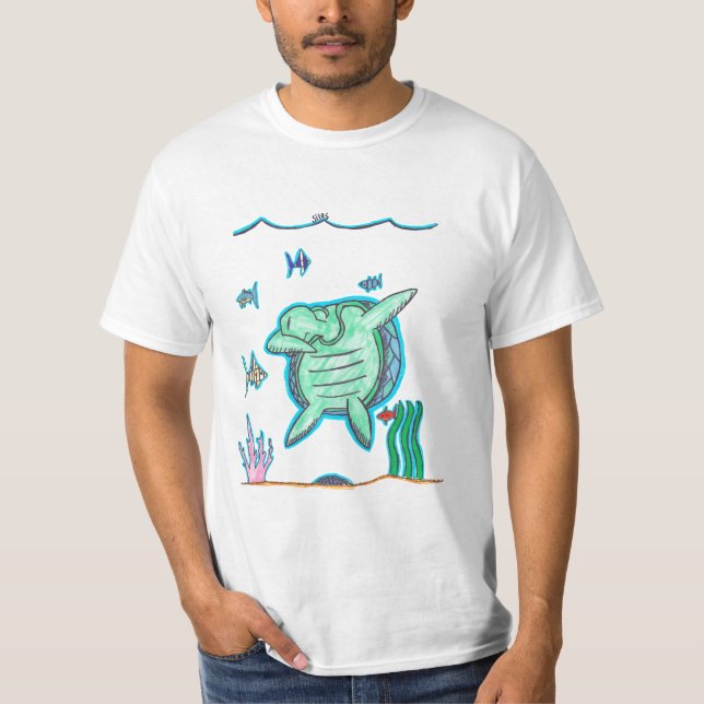 Silas Hanneken's Turtle Dab T-Shirt (Front)
