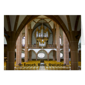 Silbermann organ in Basel, Switzerland Cards
