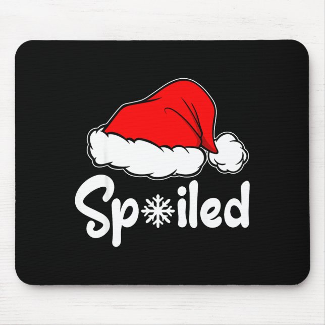 Siled Broke Santa Hat Christmas Matching Pajamas  Mouse Pad (Front)