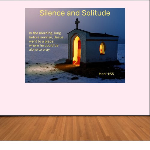 Silence and Solitude Poster