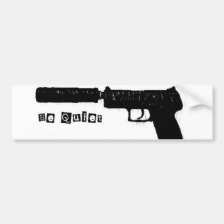 Silence Bumper Sticker