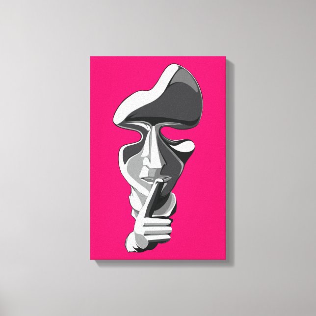Silence Canvas Print (Front)