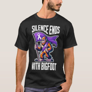 Silence Ends With Bigfoot T-Shirt