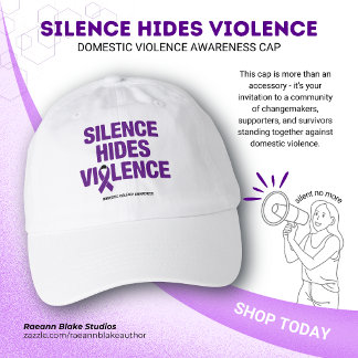 Silence Hides Violence Advocate Cap