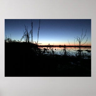 Silence in the Arkansas Duck Blind Poster