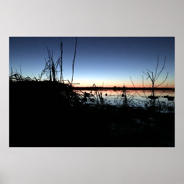 Silence in the Arkansas Duck Blind Poster (Front)