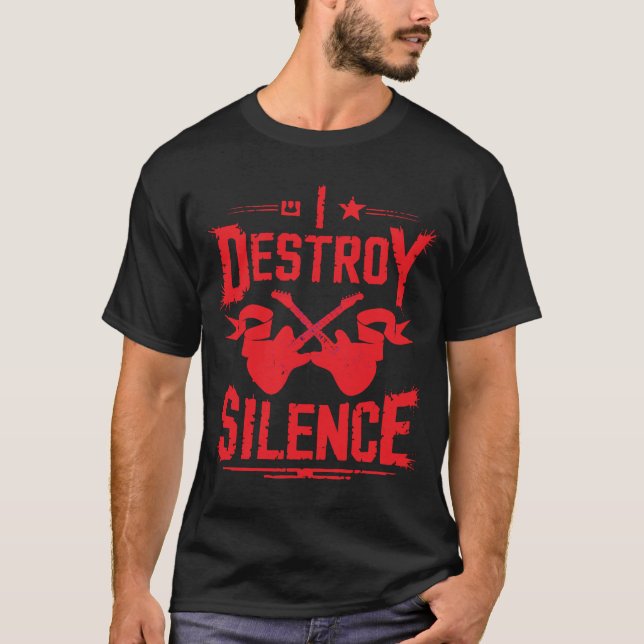 Silence Is Broken – Grunge Audio Tee for Young Noi (Front)
