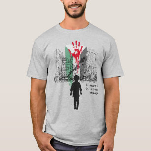 Silence is Collateral Damage –Palestine Solidarity T-Shirt