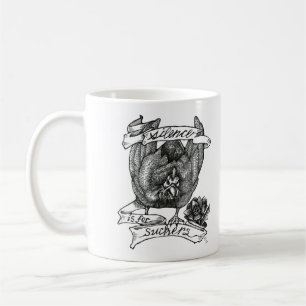 SILENCE IS FOR SUCKERS: Guinea Tattoo Art Coffee Mug