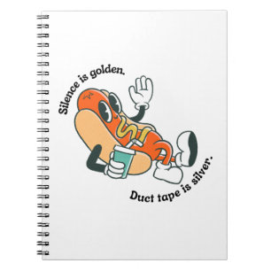 silence is golden notebook