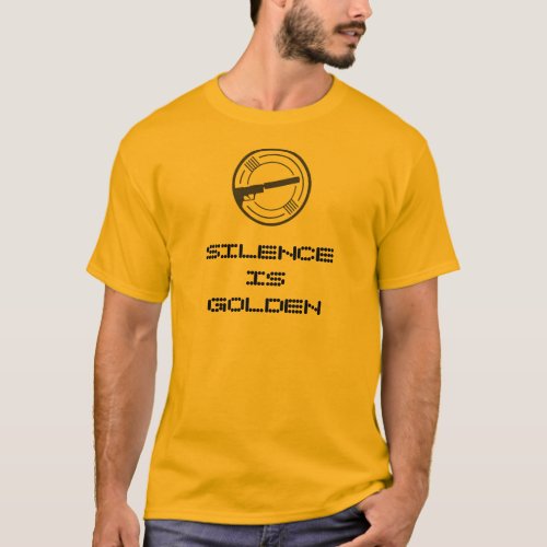 Silence is Golden Silencer News tee