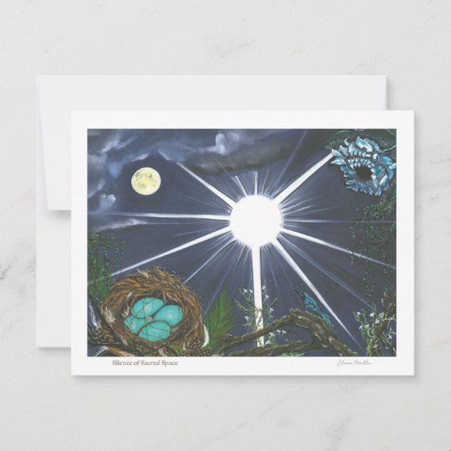 Silence of Sacred Space Note Card (Front)