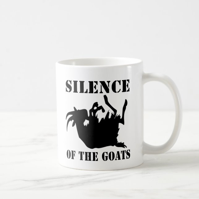 Silence of the Goats Coffee Mug (Right)