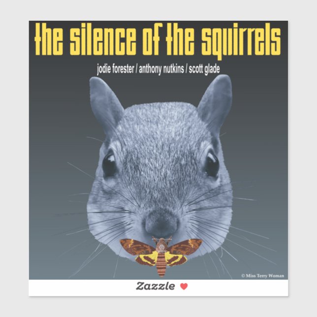 Silence of the Squirrels - a Parody Sticker (Sheet)