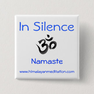 Silence Pinback Button