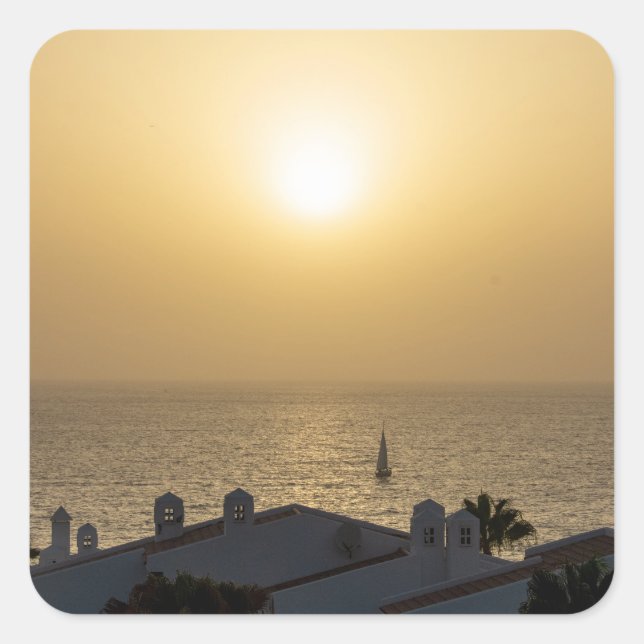 Silence Square Sticker (Front)