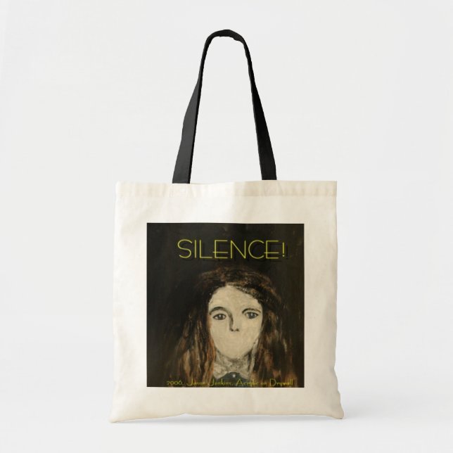 Silence! Tote Bag (Front)