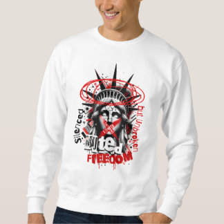 silenced but unbroken status of liberty sweatshirt