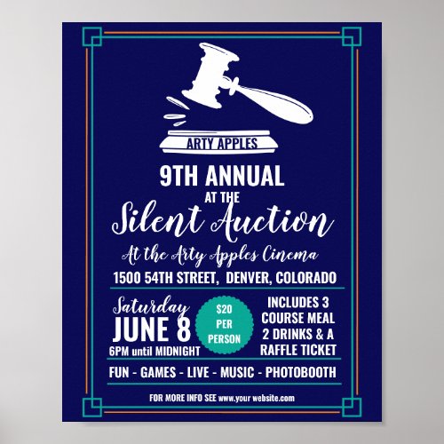 Silent Auction fund_raising flyer and poster