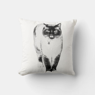 Silent Authority Throw Pillow