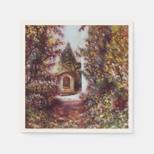 SILENT AUTUMN IN FLORENCE PAPER NAPKINS