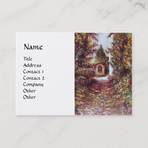 SILENT AUTUMN IN FLORENCE Tuscany Landscape Business Card