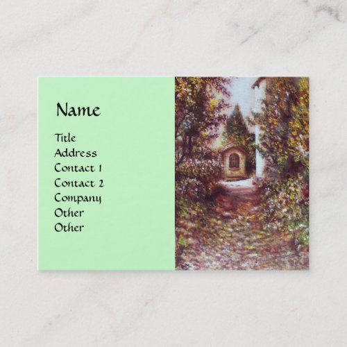 SILENT AUTUMN IN FLORENCE Tuscany Landscape Business Card