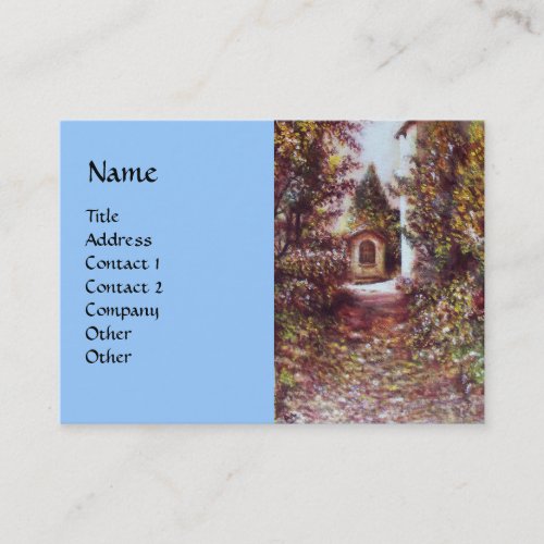 SILENT AUTUMN IN FLORENCE Tuscany Landscape Business Card