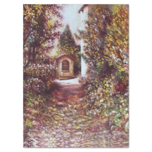 SILENT AUTUMN IN FLORENCE Tuscany Landscape Tissue Paper