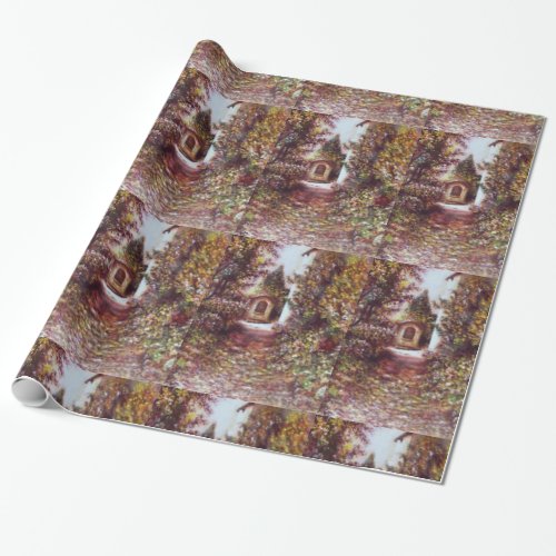 SILENT AUTUMN IN FLORENCE WRAPPING PAPER