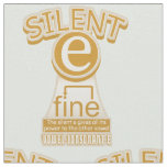 Silent E English Language Phonics Rule Fabric