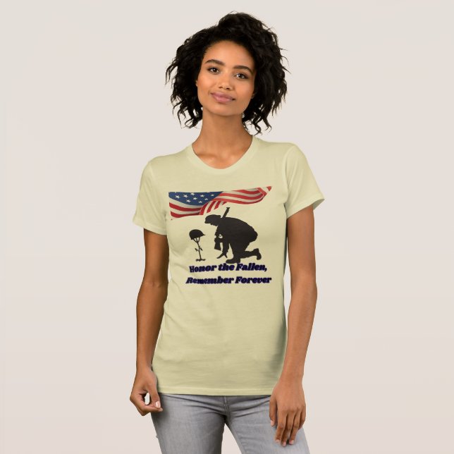Silent fields of honor creme T-Shirt (Front Full)