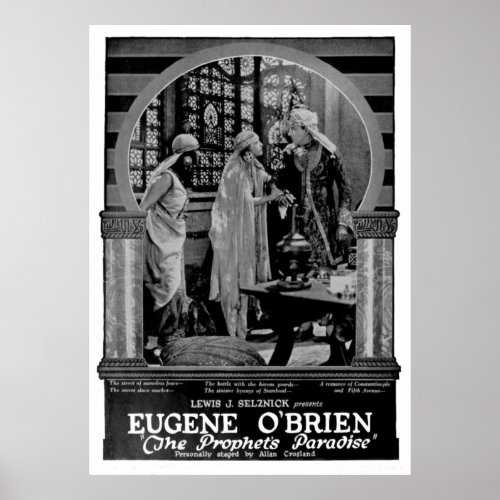 Silent Film Advert from 1922 Poster