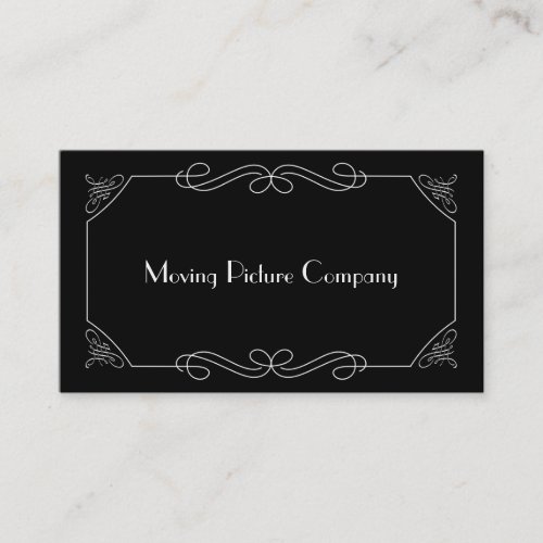 Silent Film Intertitle Business Card