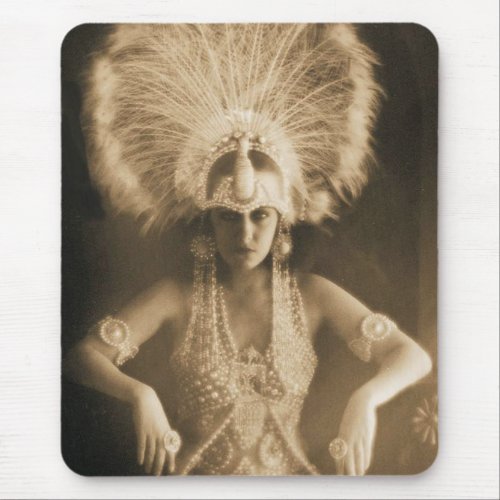 Silent Film Star Gloria Swanson Mouse Pad