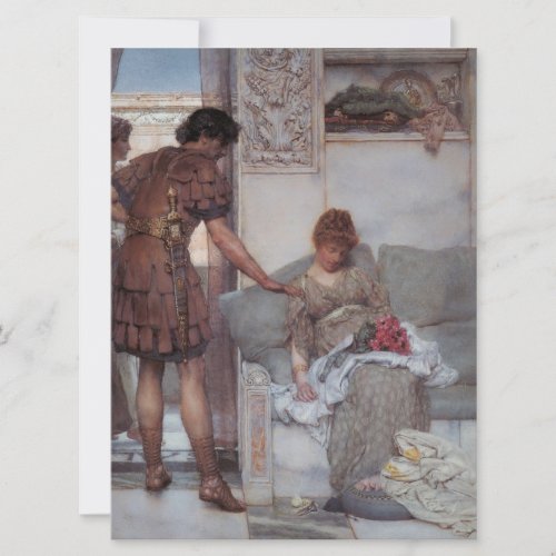 Silent Greeting by Lawrence Alma_Tadema Card