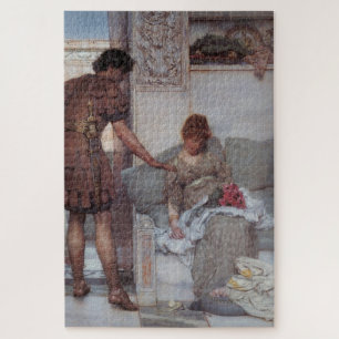 Silent Greeting (by Lawrence Alma-Tadema) Jigsaw Puzzle