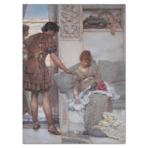 Silent Greeting by Lawrence Alma_Tadema Tissue Paper