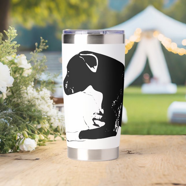 Silent Guardian in Autumn Shadows Insulated Tumbler (Wedding (Rotated))