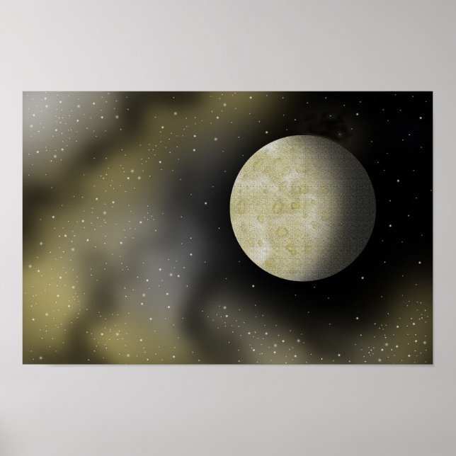 Silent guardian star standing in the abyss. poster (Front)