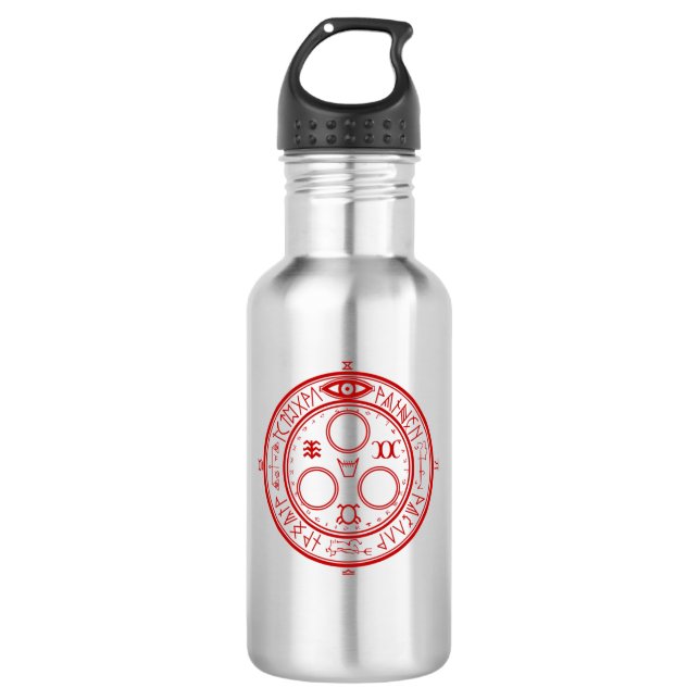 Silent Hill - Emblem (The Halo of the Sun)  Stainless Steel Water Bottle (Front)