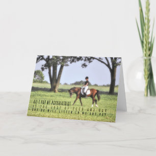 SILENT HOOFBEATS Greeting Card