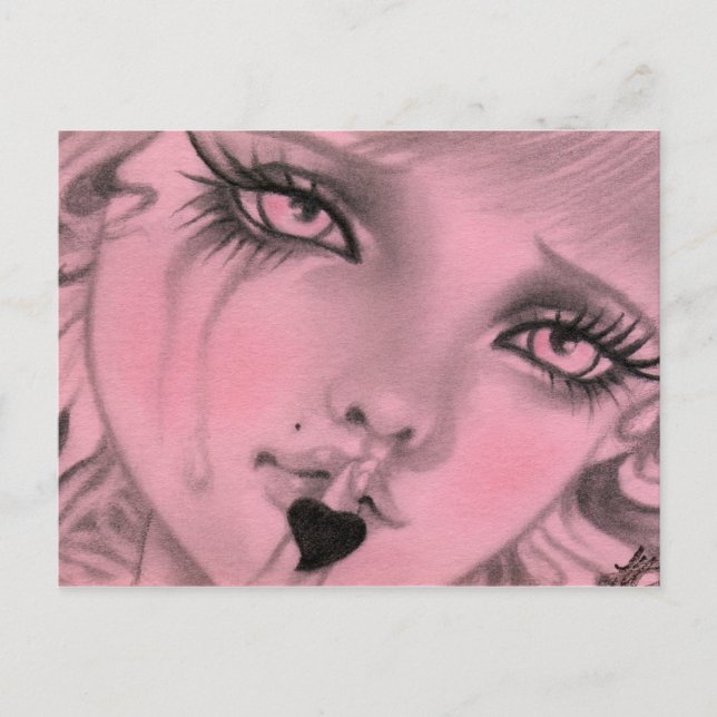 Silent Love Doll Postcard (Front)