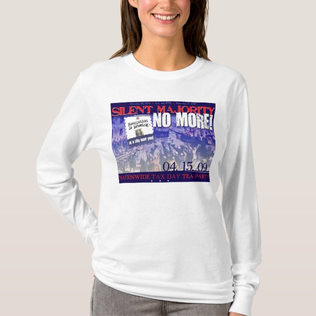 Silent Majority- NO MORE! T-Shirt (Front)