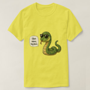 Silent Moves, Big Plans Motivational Quote T-Shirt